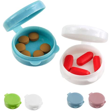 MULTI-USE: These macaron <b>mini</b> <b>pill</b> <b>cases</b> have assorted beautiful colors as the picture shows, small and portable for travel. . Mini pill case